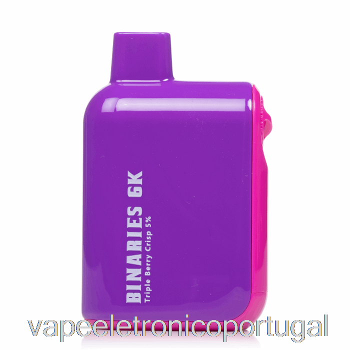 Vape Eletrônico Horizonte Binários 6k 6000 Descartáveis ​​triplo Berry Crisp